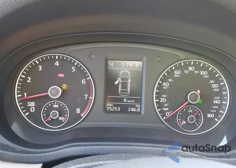 2012 Volkswagen Passat 2.5L Se z USA, uszkodzony, nr VIN 1VWBP7A35CC016085